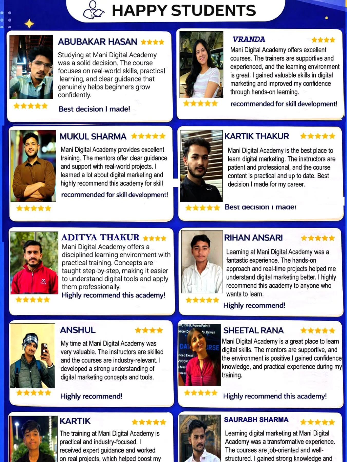 Student Reviews